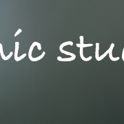 Image - hand on chalkboard and text